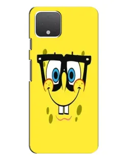Чехол для Google Pixel 4 XL с картинкой «Минималистичный Спанч Боб»