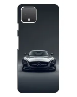 Чехол для Google Pixel 4 XL с картинкой «Mercedes на черном»