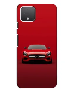 Чехол для Google Pixel 4 XL с картинкой «Красный Mercedes AMG»