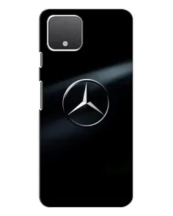Чехол для Google Pixel 4 XL с картинкой «Mercedes на металле»