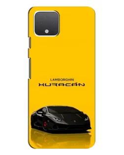 Чохол для Google Pixel 4 XL з картинкою «Lamborghini Huracan чорний»