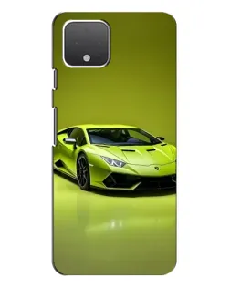 Чохол для Google Pixel 4 XL з картинкою «Салатовий Lamborghini Huracan»
