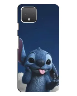Чехол для Google Pixel 4 XL с картинкой «Стич в облаках»