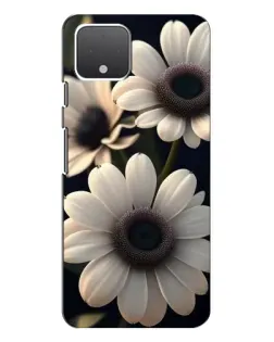 Чехол для Google Pixel 4 XL с картинкой «Белые маргаритки макро»