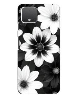 Чехол для Google Pixel 4 XL с картинкой «Монохромные астры»