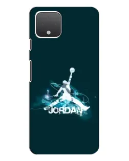Чехол для Google Pixel 4 с картинкой «Jordan Blue Fire»