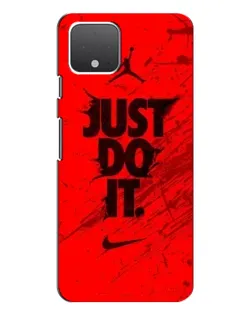 Чехол для Google Pixel 4 с картинкой «Nike Just Do It»