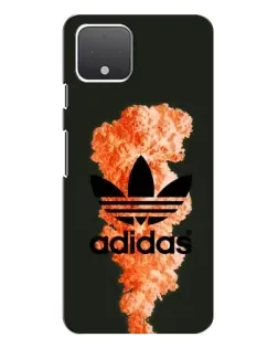 Чохол для Google Pixel 4 з картинкою «Помаранчевий дим Adidas»