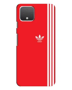 Чохол для Google Pixel 4 з картинкою «Червоний мінімалізм Adidas»