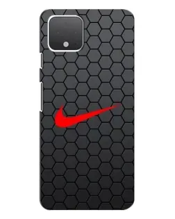 Чохол для Google Pixel 4 з картинкою «Nike — карбонова сітка»