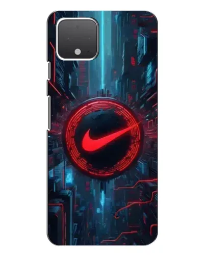 Чохол для Google Pixel 4 з картинкою «Техногенний стиль Nike»