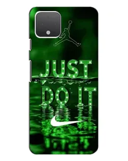 Чохол для Google Pixel 4 з картинкою «Зелений неоновий Nike»