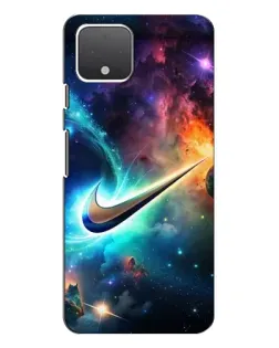 Чохол для Google Pixel 4 з картинкою «Космічний Nike Swoosh»