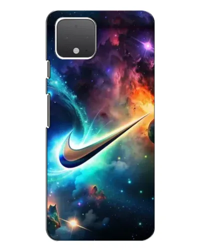 Чохол для Google Pixel 4 з картинкою «Космічний Nike Swoosh»