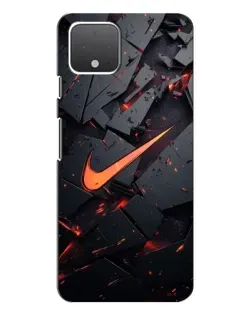 Чохол для Google Pixel 4 з картинкою «Nike — ефект розломів»