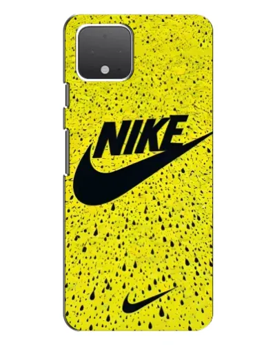 Чохол для Google Pixel 4 з картинкою «Жовтий текстурний Nike»