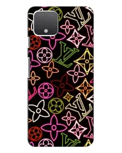 Чохол для Google Pixel 4 з картинкою «Неоновий мікс Nike»