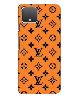 Чохол для Google Pixel 4 з картинкою «Помаранчевий стиль LV»