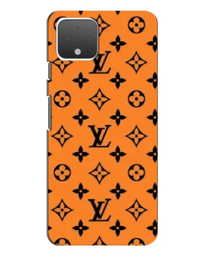 Чохол для Google Pixel 4 з картинкою «Помаранчевий стиль LV»