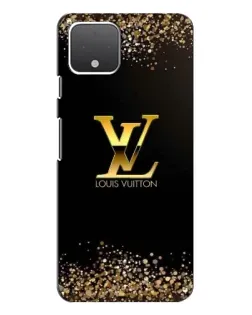 Чохол для Google Pixel 4 з картинкою «LV — золоті іскри»