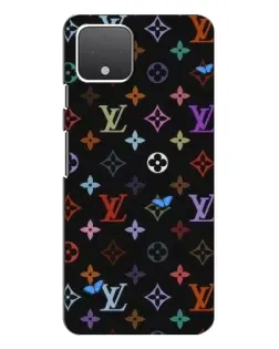 Чохол для Google Pixel 4 з картинкою «Кольорова монограма LV»