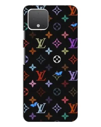 Чохол для Google Pixel 4 з картинкою «Кольорова монограма LV»