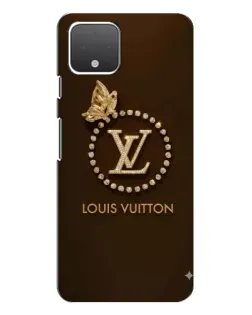 Чохол для Google Pixel 4 з картинкою «LV — золота печатка»