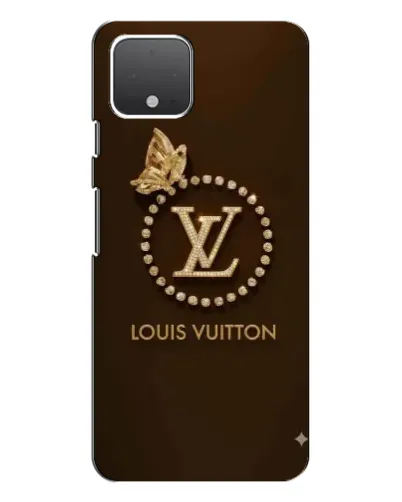 Чохол для Google Pixel 4 з картинкою «LV — золота печатка»