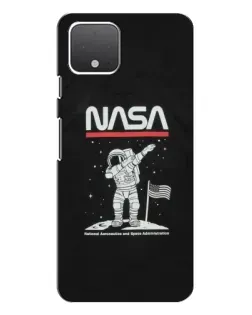 Чохол для Google Pixel 4 з картинкою «NASA — крокуємо по Місяцю»