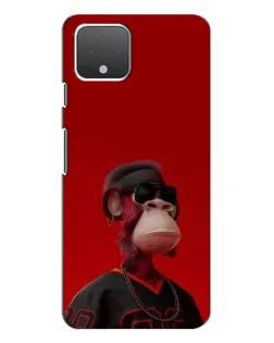 Чохол для Google Pixel 4 з картинкою «Bored Ape в червоному»