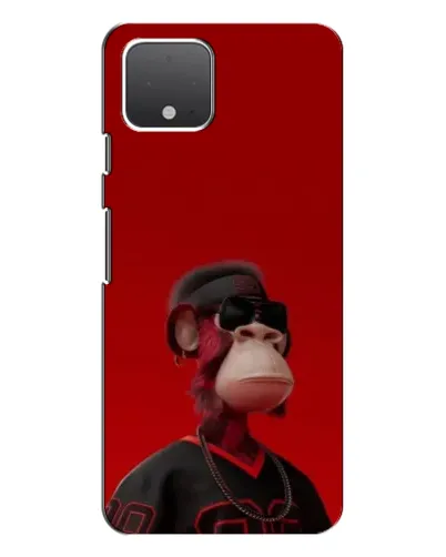 Чохол для Google Pixel 4 з картинкою «Bored Ape в червоному»