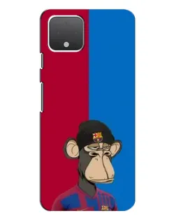 Чохол для Google Pixel 4 з картинкою «Bored Ape — фанат Барси»