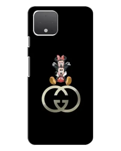 Чохол для Google Pixel 4 з картинкою «Мінні Маус на лого»