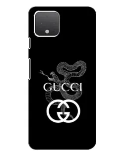 Чохол для Google Pixel 4 з картинкою «Gucci — срібна змія»