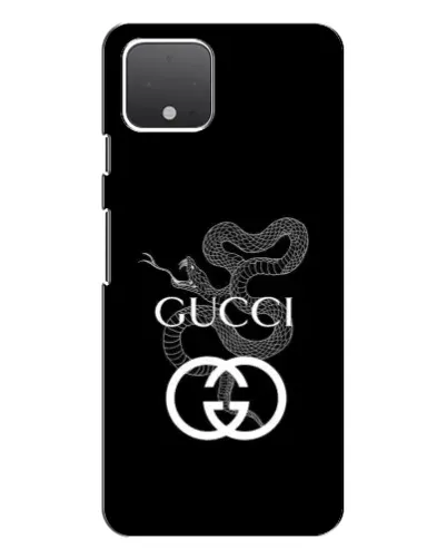 Чохол для Google Pixel 4 з картинкою «Gucci — срібна змія»
