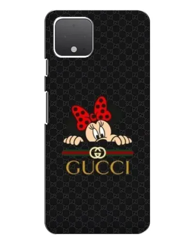 Чохол для Google Pixel 4 з картинкою «Мінні Маус Gucci — чорний»