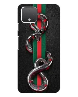 Чохол для Google Pixel 4 з картинкою «Gucci — змія на смузі»