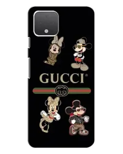 Чохол для Google Pixel 4 з картинкою «Gucci — герої Disney та монограма»