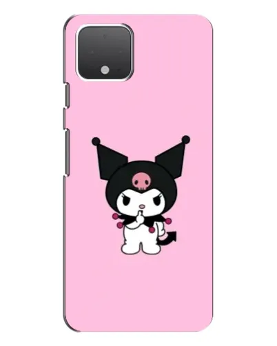 Чохол для Google Pixel 4 з картинкою «Kuromi — рожева ніжність»