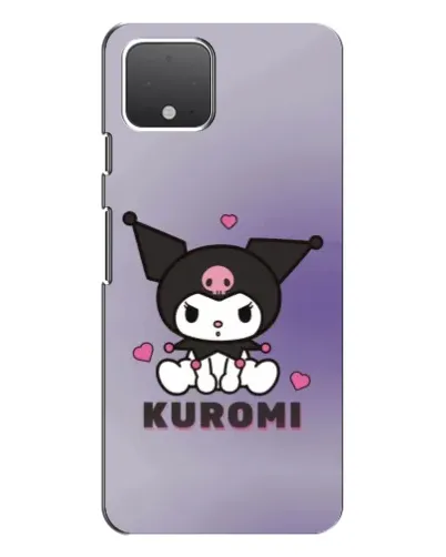 Чохол для Google Pixel 4 з картинкою «Kuromi — фіолетовий арт»
