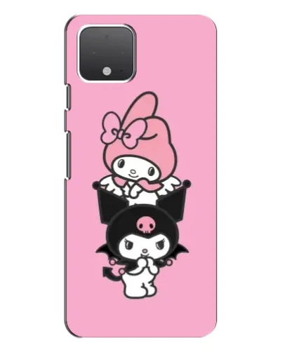 Чохол для Google Pixel 4 з картинкою «My Melody та Kuromi»