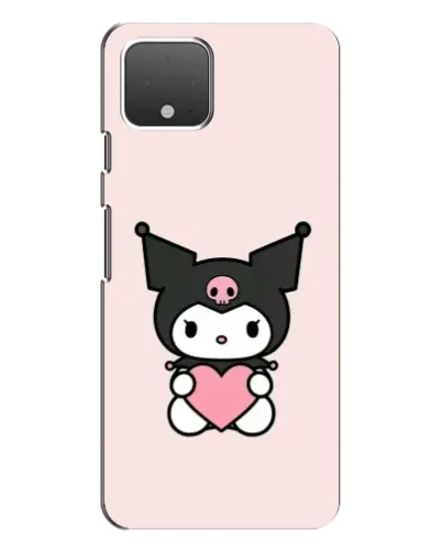 Чохол для Google Pixel 4 з картинкою «Kuromi та серце»