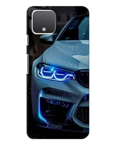 Чохол для Google Pixel 4 з картинкою «Погляд BMW з синіми фарами»