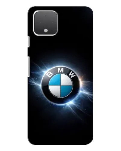 Чохол для Google Pixel 4 з картинкою «BMW — неонове сяйво»