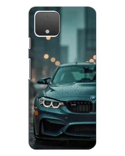 Чохол для Google Pixel 4 з картинкою «BMW у вогнях міста»