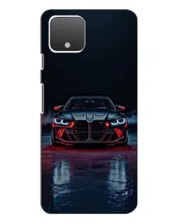 Чохол для Google Pixel 4 з картинкою «BMW на мокрій дорозі»