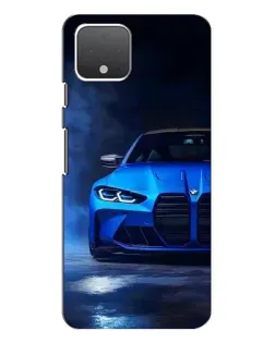 Чохол для Google Pixel 4 з картинкою «Блакитна BMW M4»