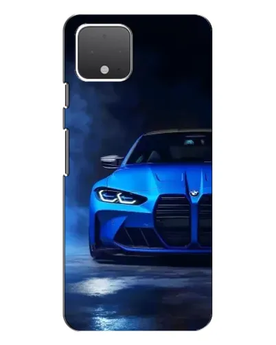 Чохол для Google Pixel 4 з картинкою «Блакитна BMW M4»