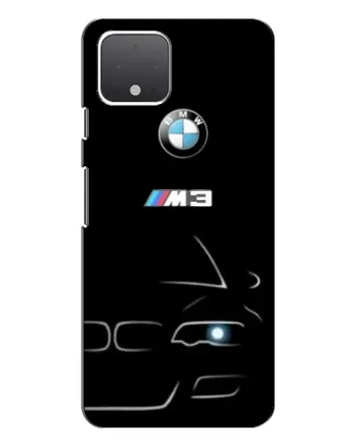 Чохол для Google Pixel 4 з картинкою «Мінімалістичний принт BMW M3»