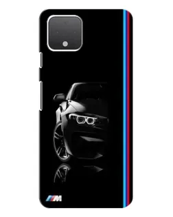 Чохол для Google Pixel 4 з картинкою «Силует BMW в темряві»
